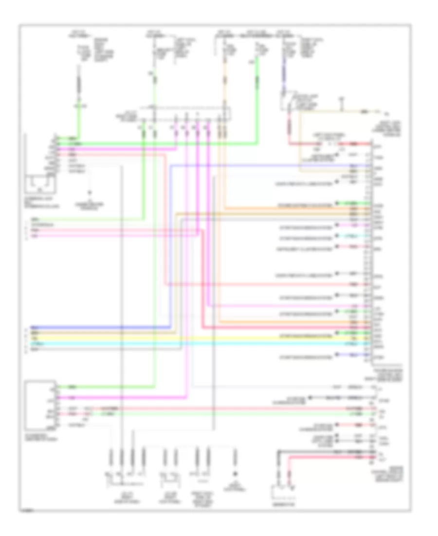 Forced Entry Wiring Diagram 7 of 7 for Lexus IS 250 F Sport 2012