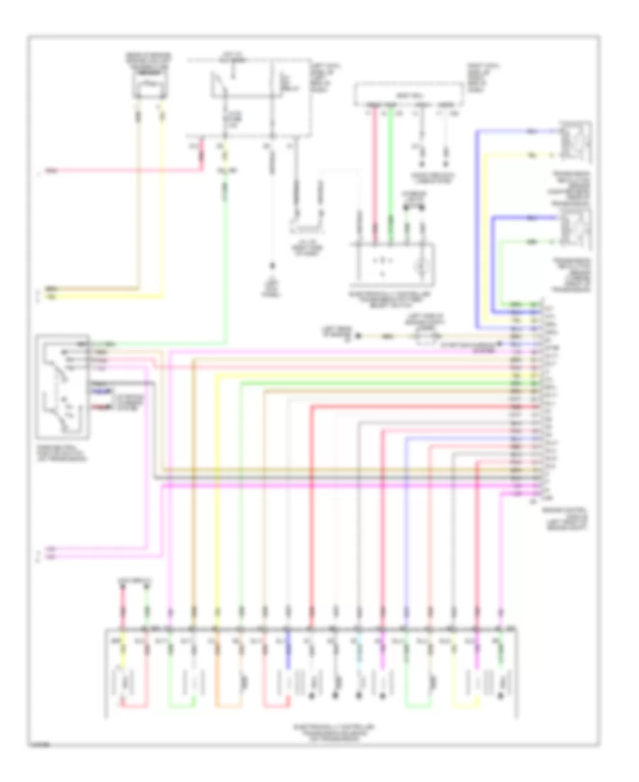 AT Wiring Diagram (3 of 3) for Lexus IS 250 F Sport 2012
