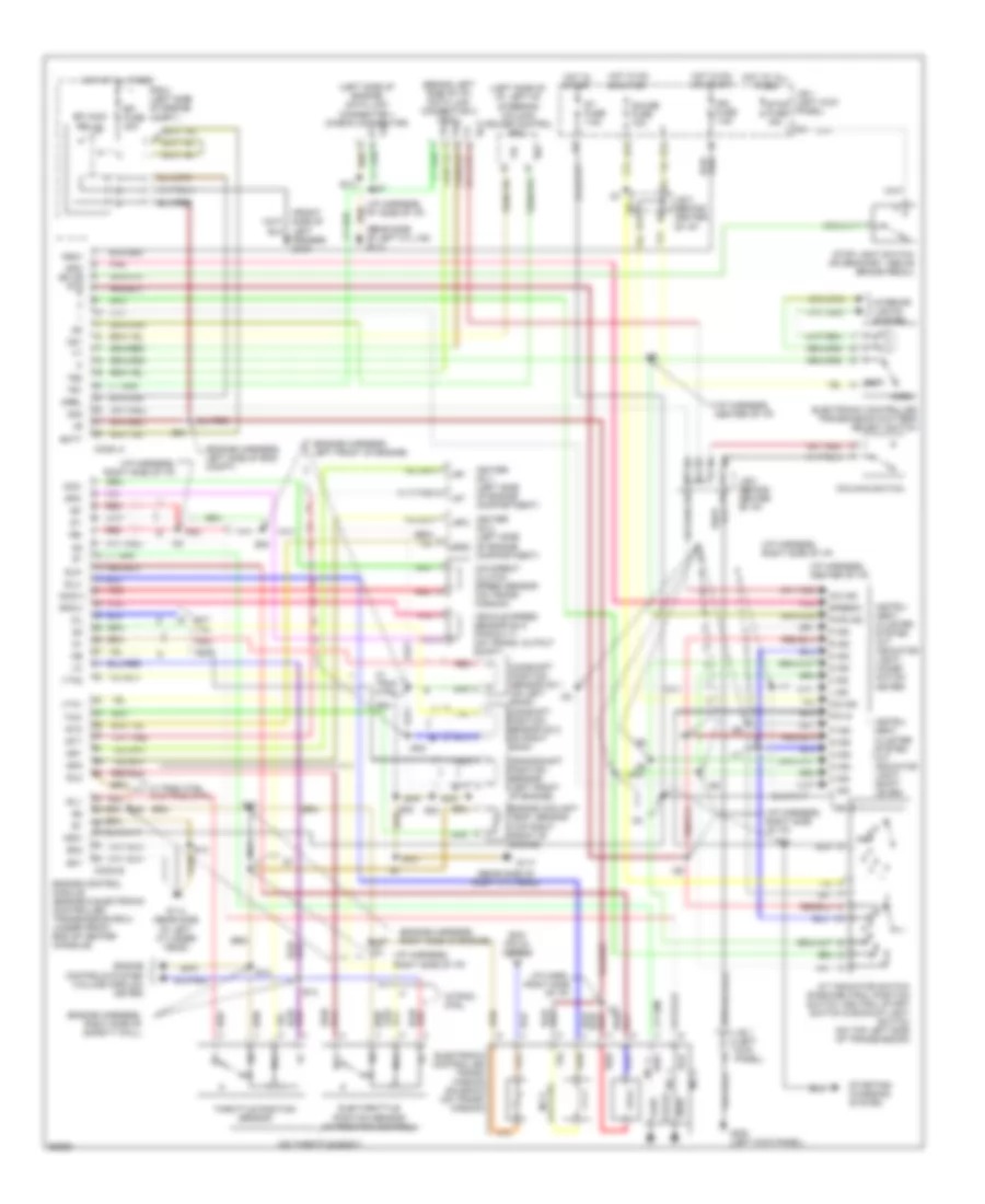 Transmission Wiring Diagram for Lexus SC 400 1995