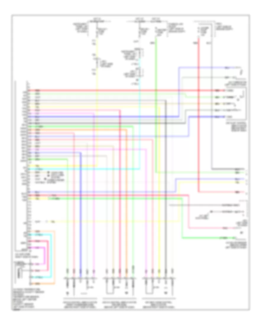 Automatic AC Wiring Diagram (1 of 2) for Lexus RX 400h 2007