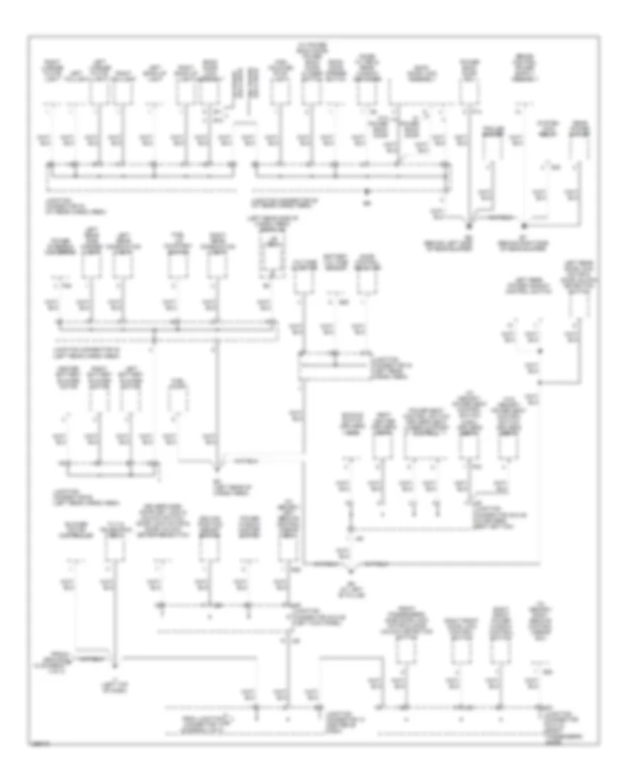 Ground Distribution Wiring Diagram (2 of 4) for Lexus RX 400h 2007