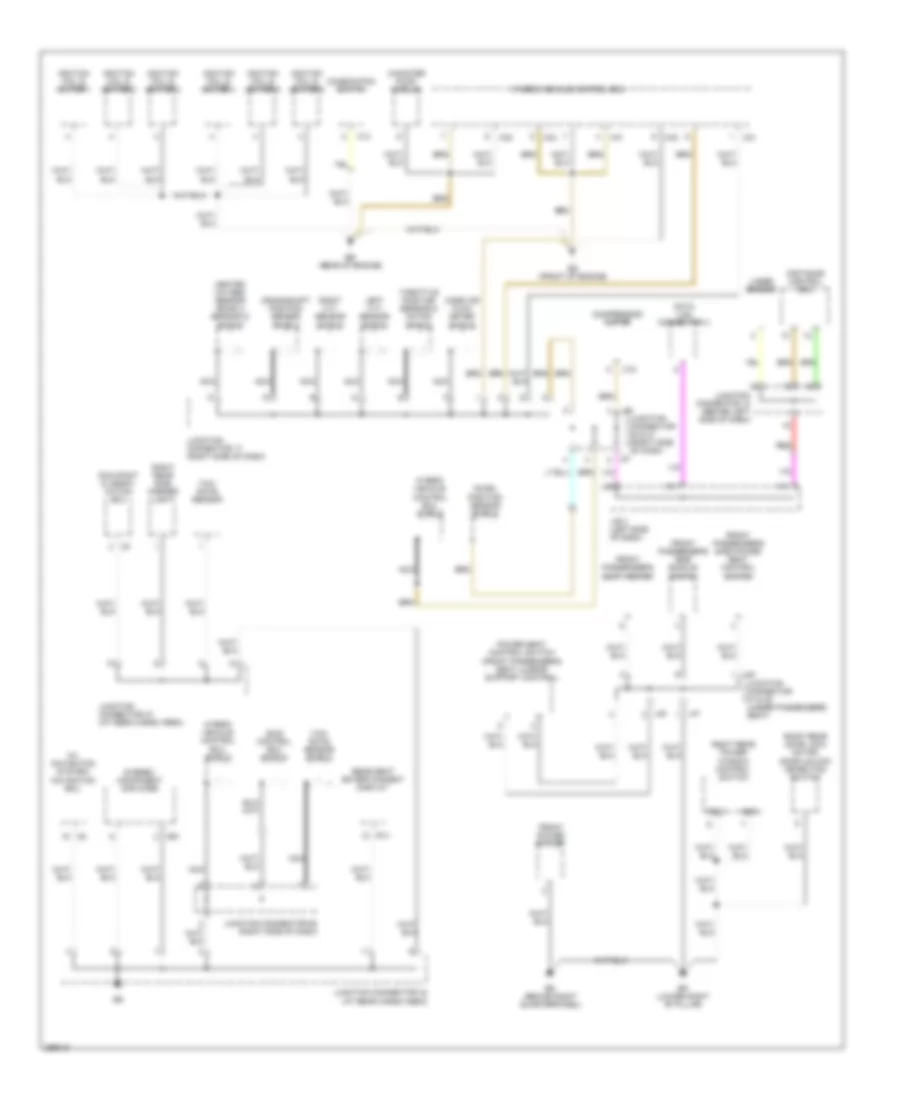 Ground Distribution Wiring Diagram (3 of 4) for Lexus RX 400h 2007