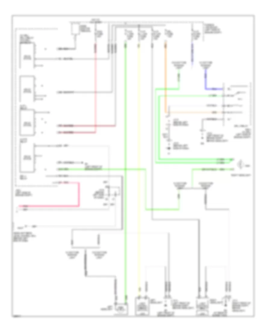 Headlamps Wiring Diagram (2 of 2) for Lexus RX 400h 2007