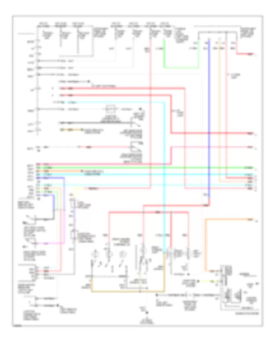 Courtesy Lamps Wiring Diagram 1 of 2 for Lexus RX 400h 2007
