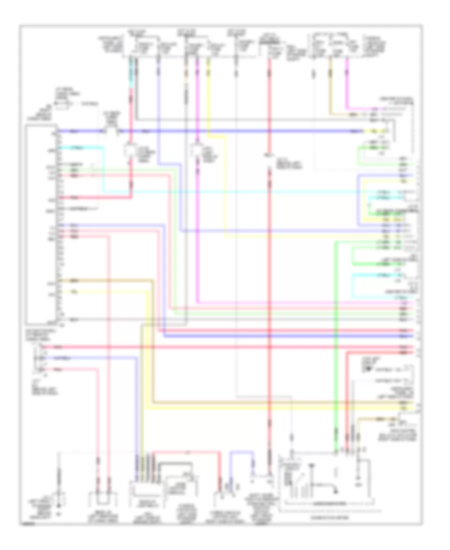 Navigation Wiring Diagram 1 of 2 for Lexus RX 400h 2007