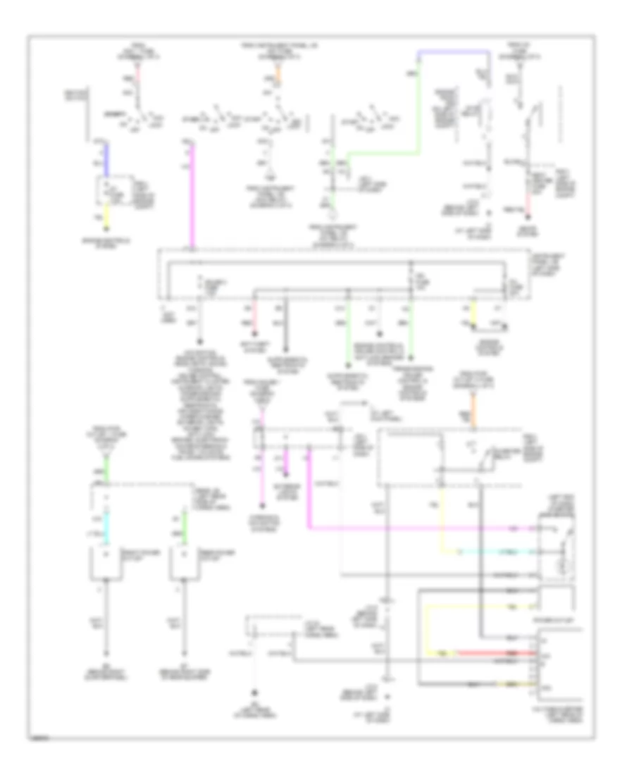Power Distribution Wiring Diagram (3 of 3) for Lexus RX 400h 2007