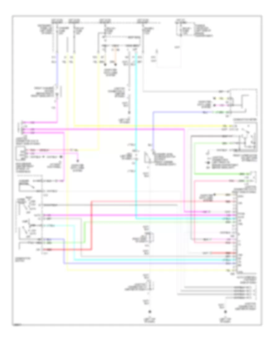 Электросхема передних стеклоочистителей дворников и омывателя лобового стекла, С Авто Система Дворника для Lexus RX 400h 2007
