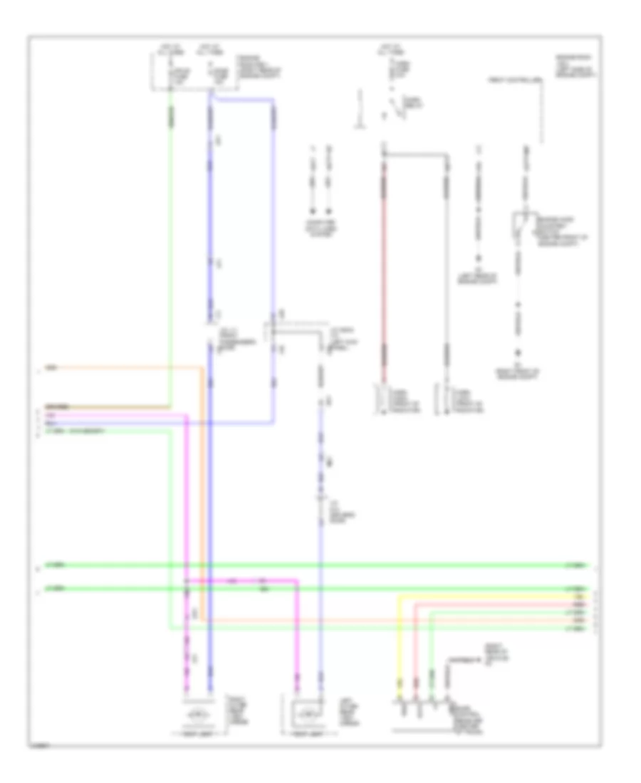 Forced Entry Wiring Diagram (3 of 5) for Lexus IS 250C 2012