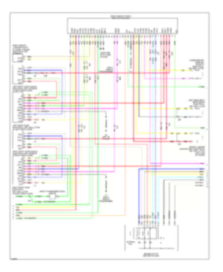 Forced Entry Wiring Diagram 4 of 5 for Lexus IS 250C 2012