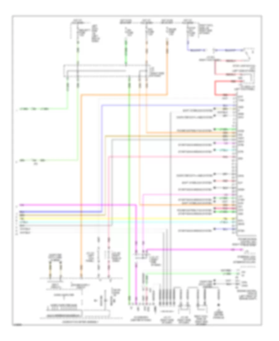 Forced Entry Wiring Diagram (5 of 5) for Lexus IS 250C 2012