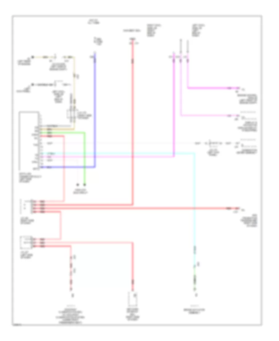 Data Link Connector Wiring Diagram for Lexus IS 250C 2012