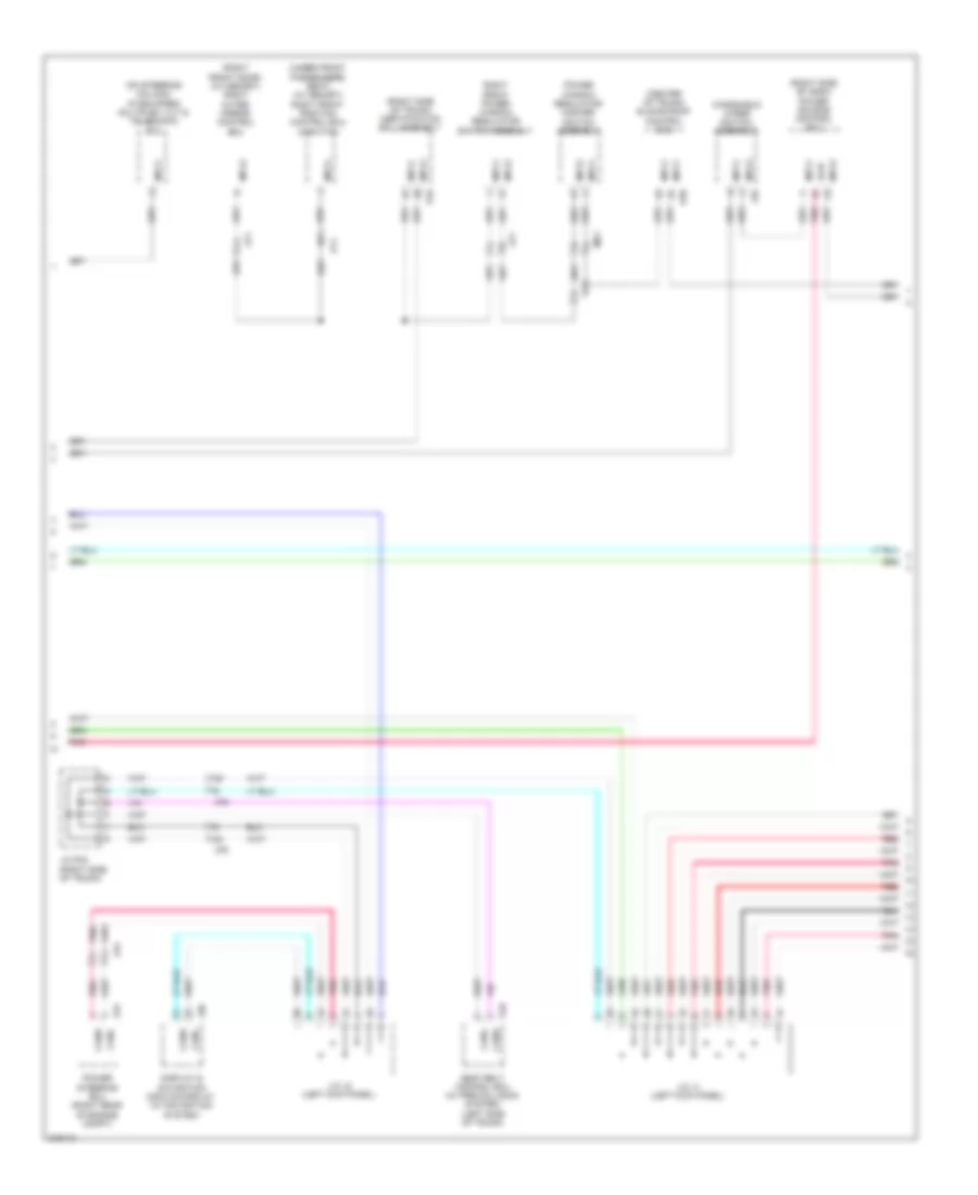 HighLow Bus Wiring Diagram (2 of 3) for Lexus IS 250C 2012