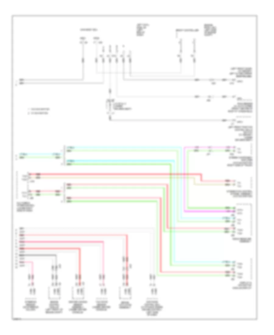 High Low Bus Wiring Diagram 3 of 3 for Lexus IS 250C 2012
