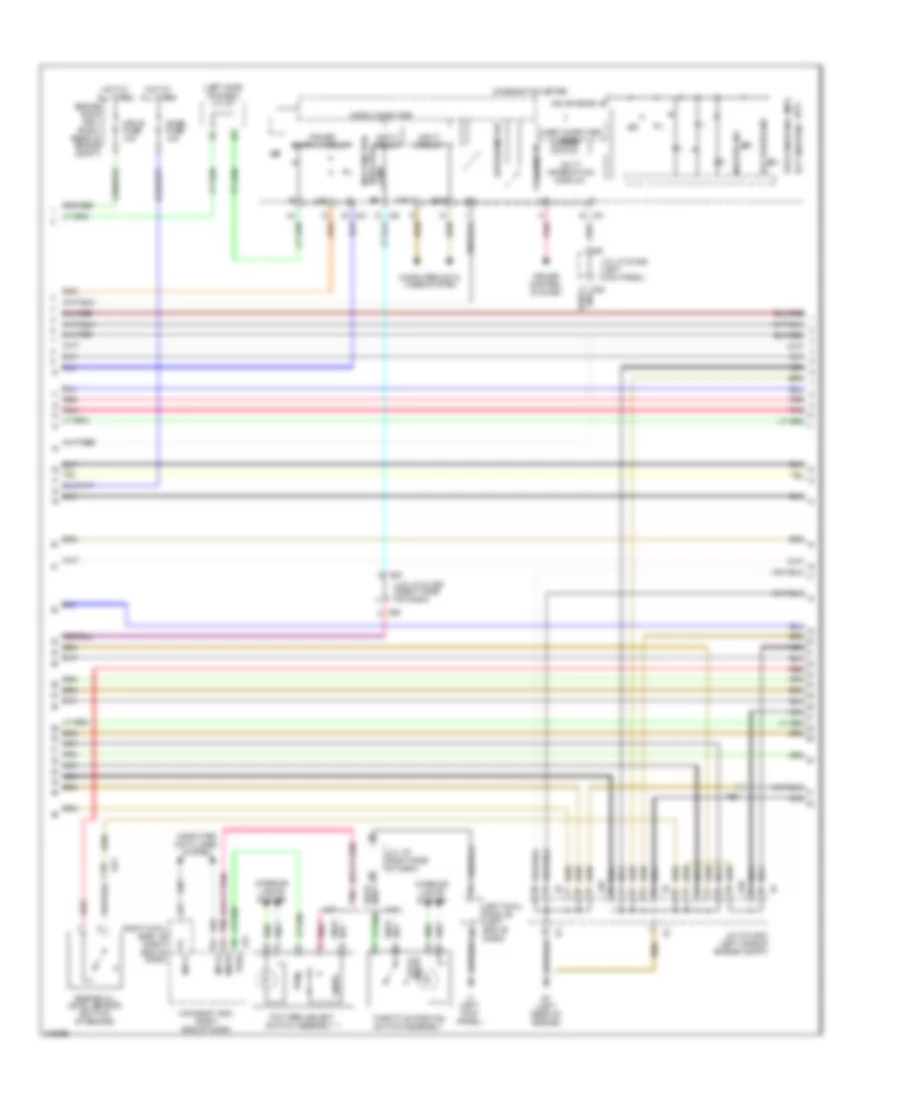 2.5L, Engine Performance Wiring Diagram (4 of 8) for Lexus IS 250C 2012