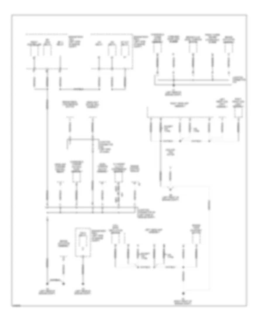 Ground Distribution Wiring Diagram 1 of 6 for Lexus IS 250C 2012