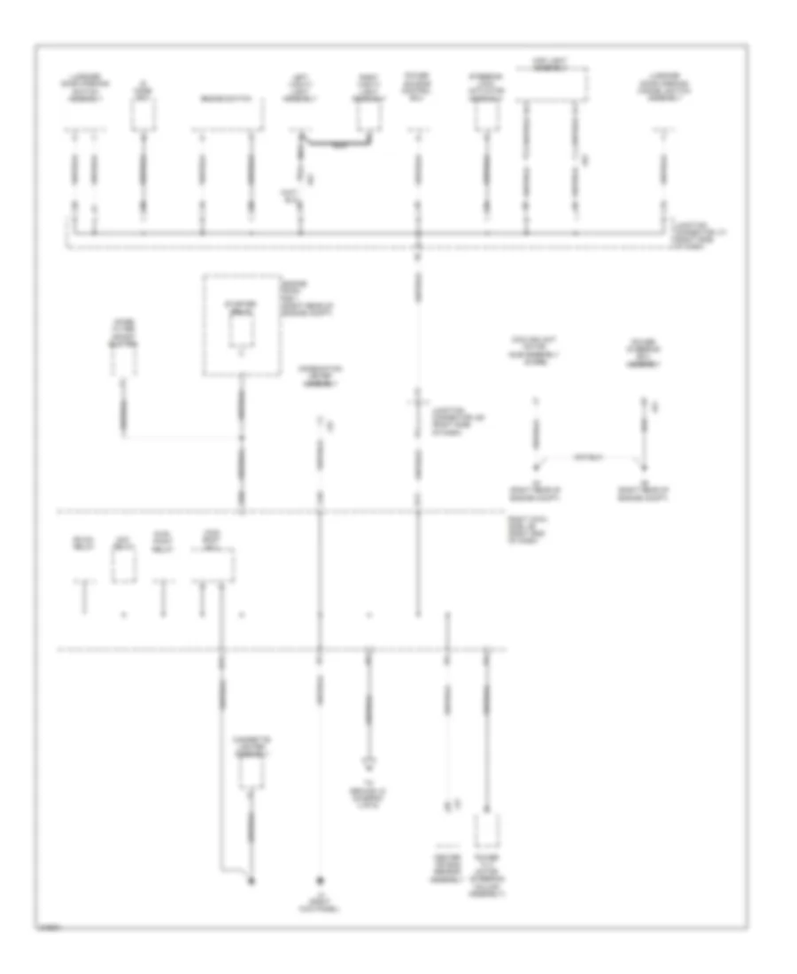 Ground Distribution Wiring Diagram 3 of 6 for Lexus IS 250C 2012