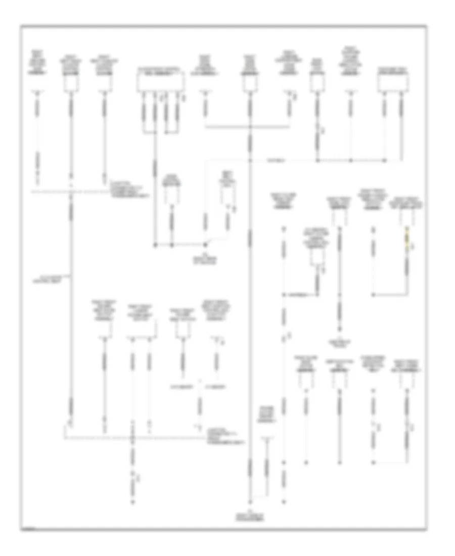 Ground Distribution Wiring Diagram 6 of 6 for Lexus IS 250C 2012