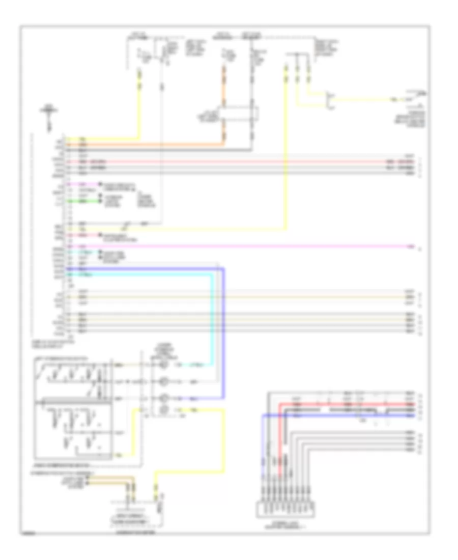 Navigation Wiring Diagram 1 of 5 for Lexus IS 250C 2012