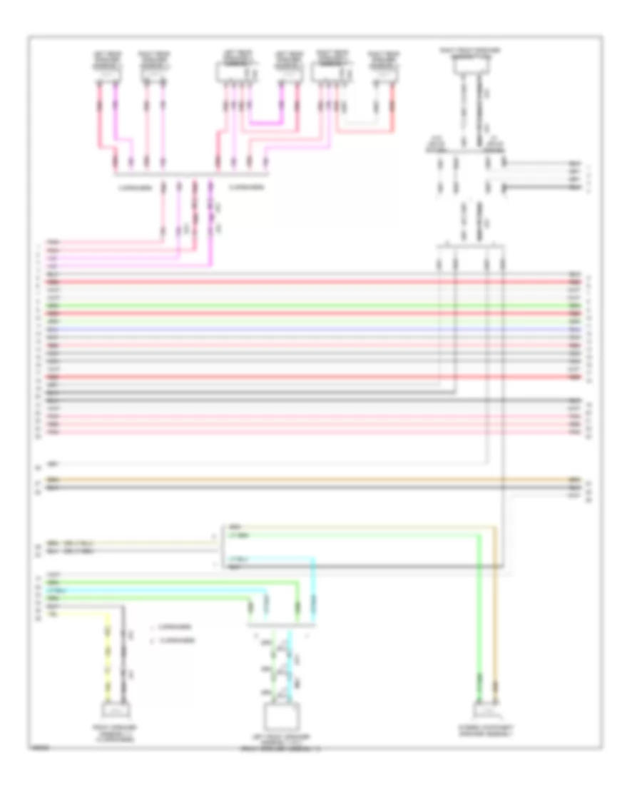 Navigation Wiring Diagram (4 of 5) for Lexus IS 250C 2012