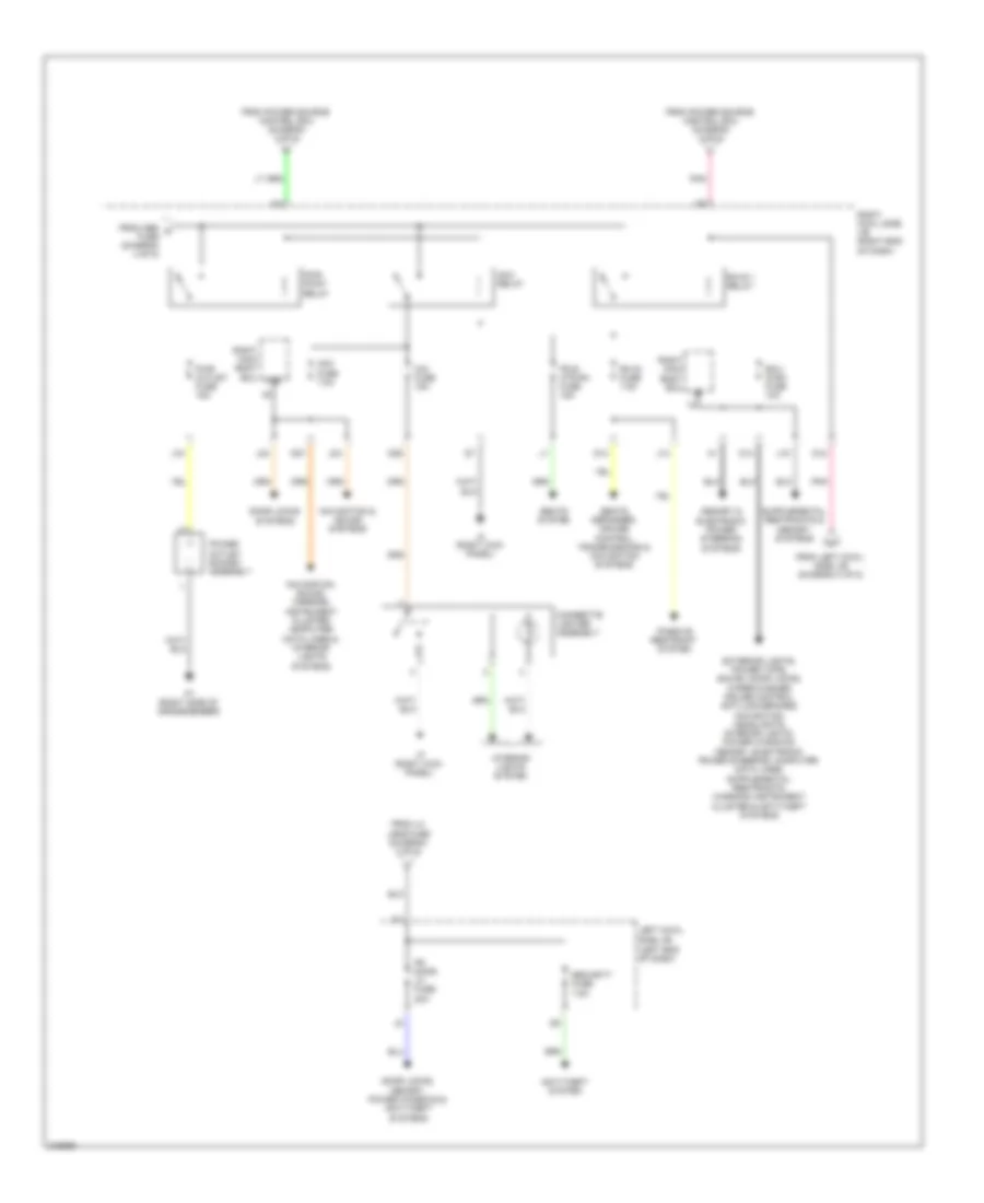 Power Distribution Wiring Diagram (5 of 5) for Lexus IS 250C 2012