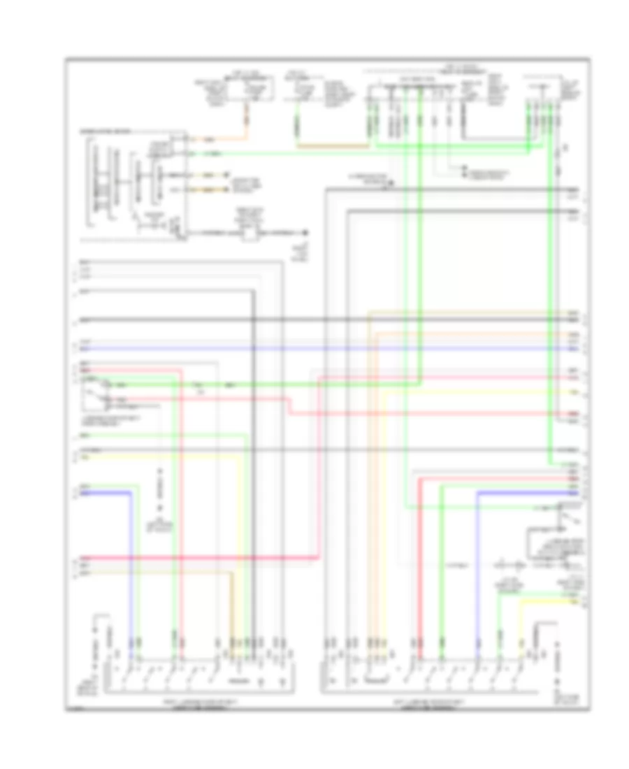 Power TopSunroof Wiring Diagram (2 of 3) for Lexus IS 250C 2012