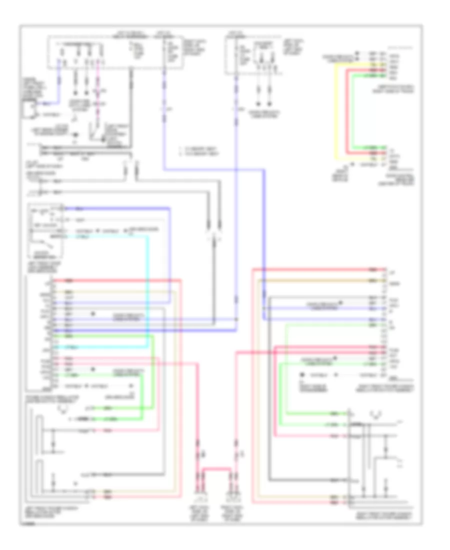 Power Windows Wiring Diagram for Lexus IS 250C 2012