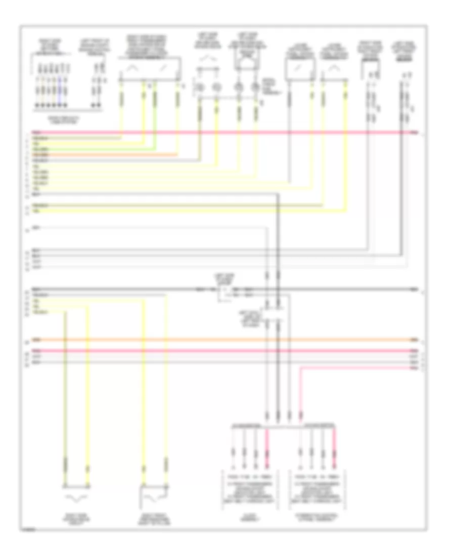 Supplemental Restraint Wiring Diagram (2 of 3) for Lexus IS 250C 2012