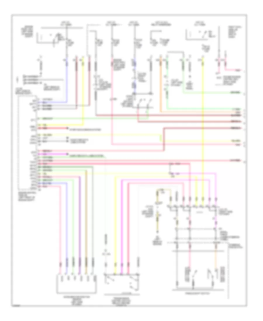 Transmission Wiring Diagram 1 of 3 for Lexus IS 250C 2012