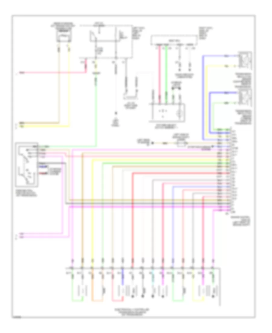 Transmission Wiring Diagram (3 of 3) for Lexus IS 250C 2012