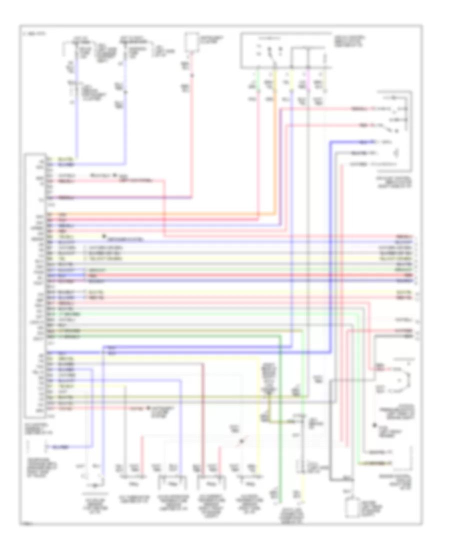 Air Conditioning Wiring Diagrams 1 of 2 for Lexus ES 300 1996