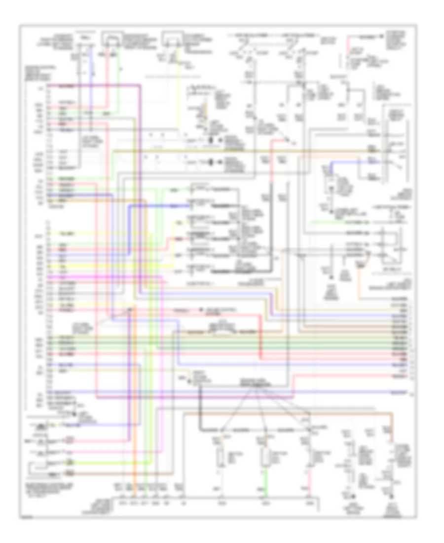3 0L Engine Performance Wiring Diagrams 1 of 3 for Lexus ES 300 1996