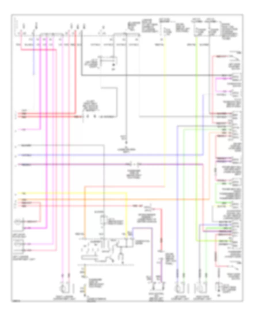 Courtesy Lamps Wiring Diagram 2 of 2 for Lexus SC 430 2007