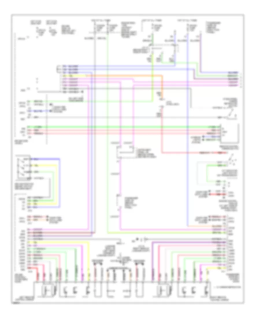 Memory Systems Wiring Diagram 1 of 3 for Lexus SC 430 2007
