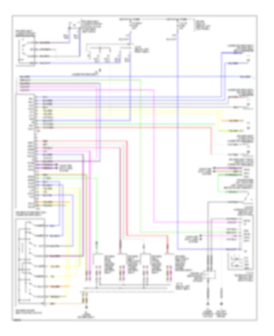 Memory Systems Wiring Diagram 2 of 3 for Lexus SC 430 2007