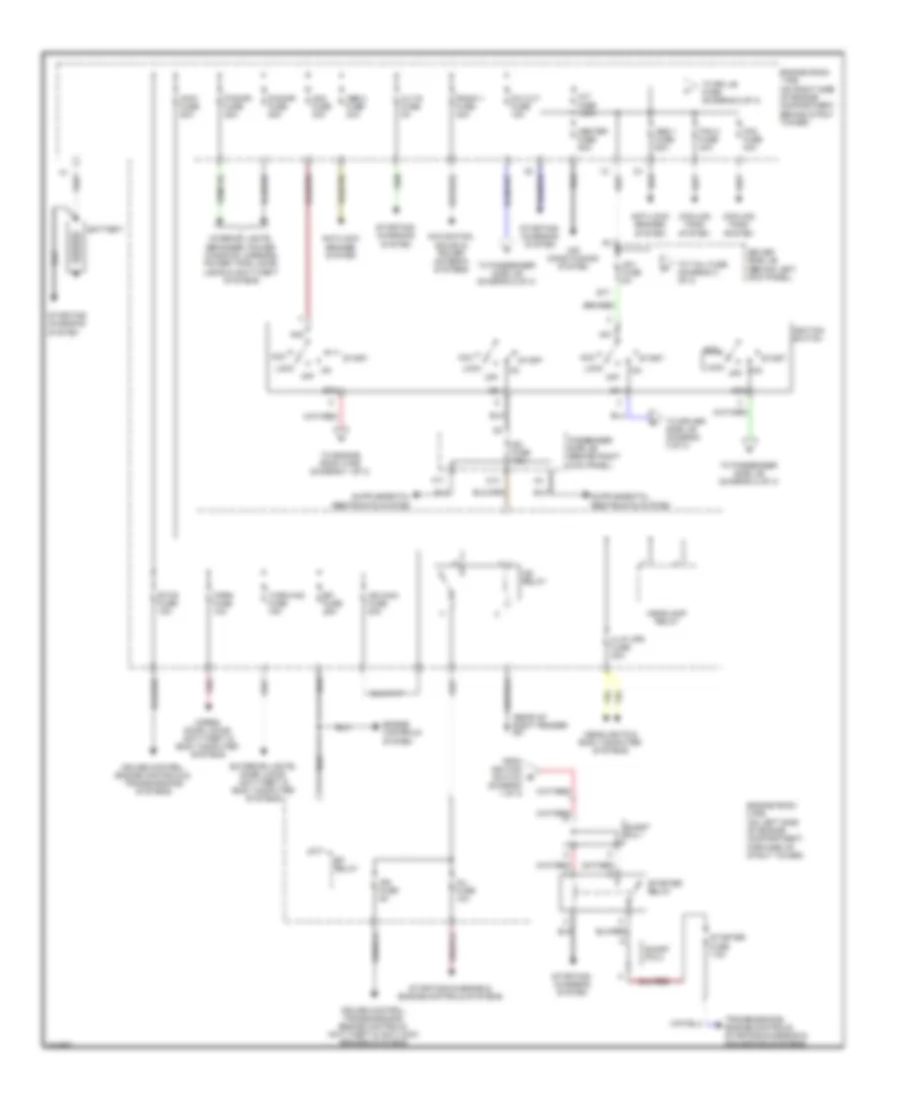 Power Distribution Wiring Diagram 1 of 3 for Lexus SC 430 2007