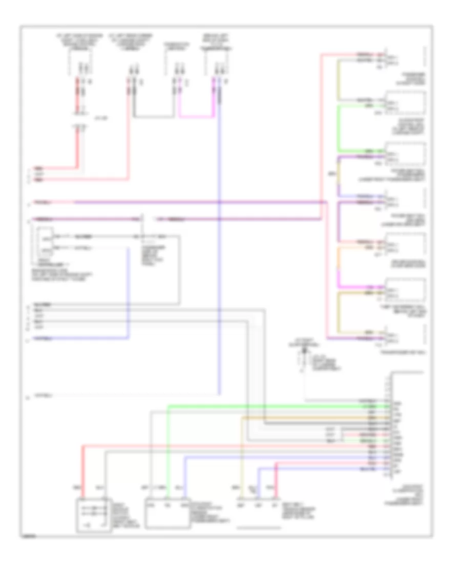 Supplemental Restraints Wiring Diagram (3 of 3) for Lexus SC 430 2007