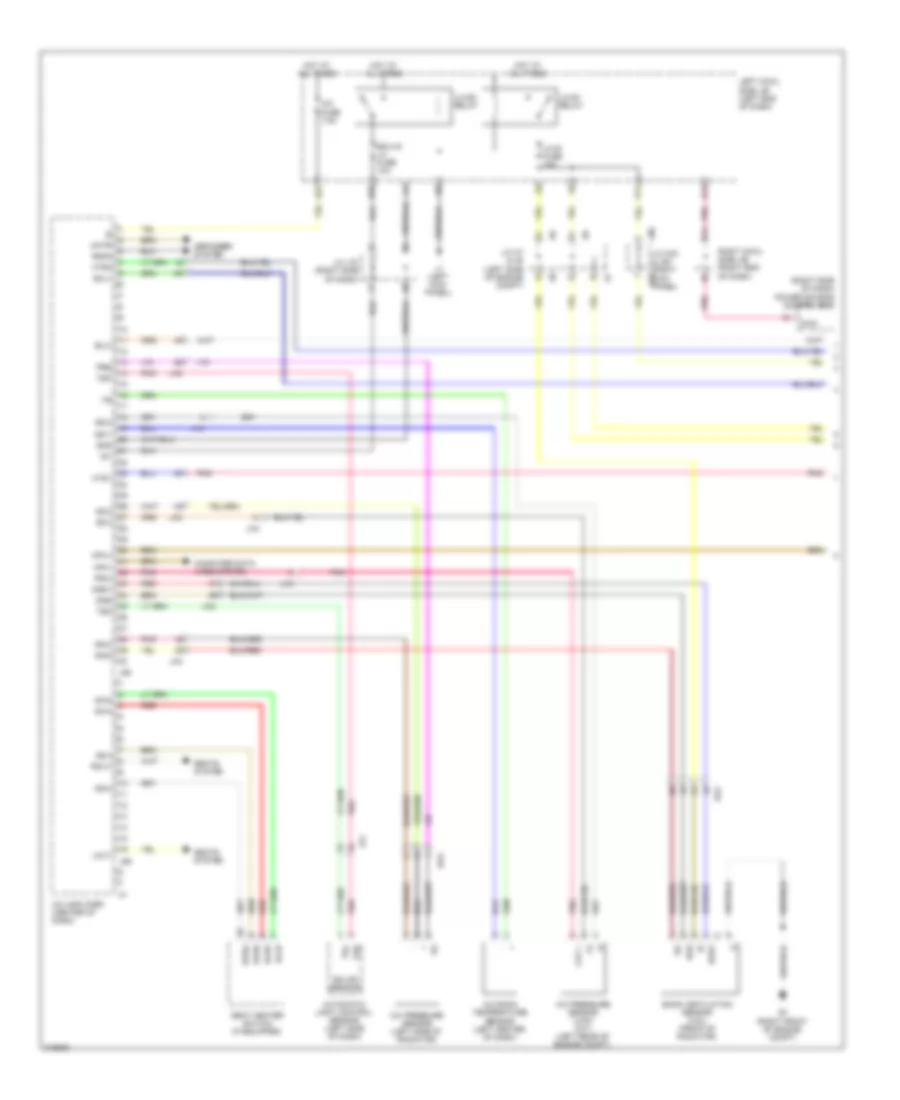 Электросхема кондиционера (1 из 3) для Lexus IS 350 2012