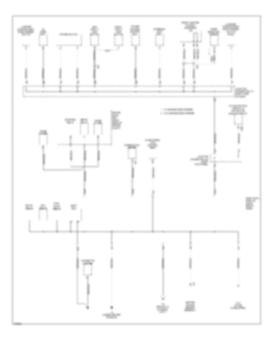 Ground Distribution Wiring Diagram 3 of 7 for Lexus IS 350 2012