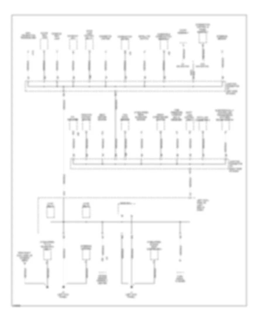 Ground Distribution Wiring Diagram (4 of 7) for Lexus IS 350 2012