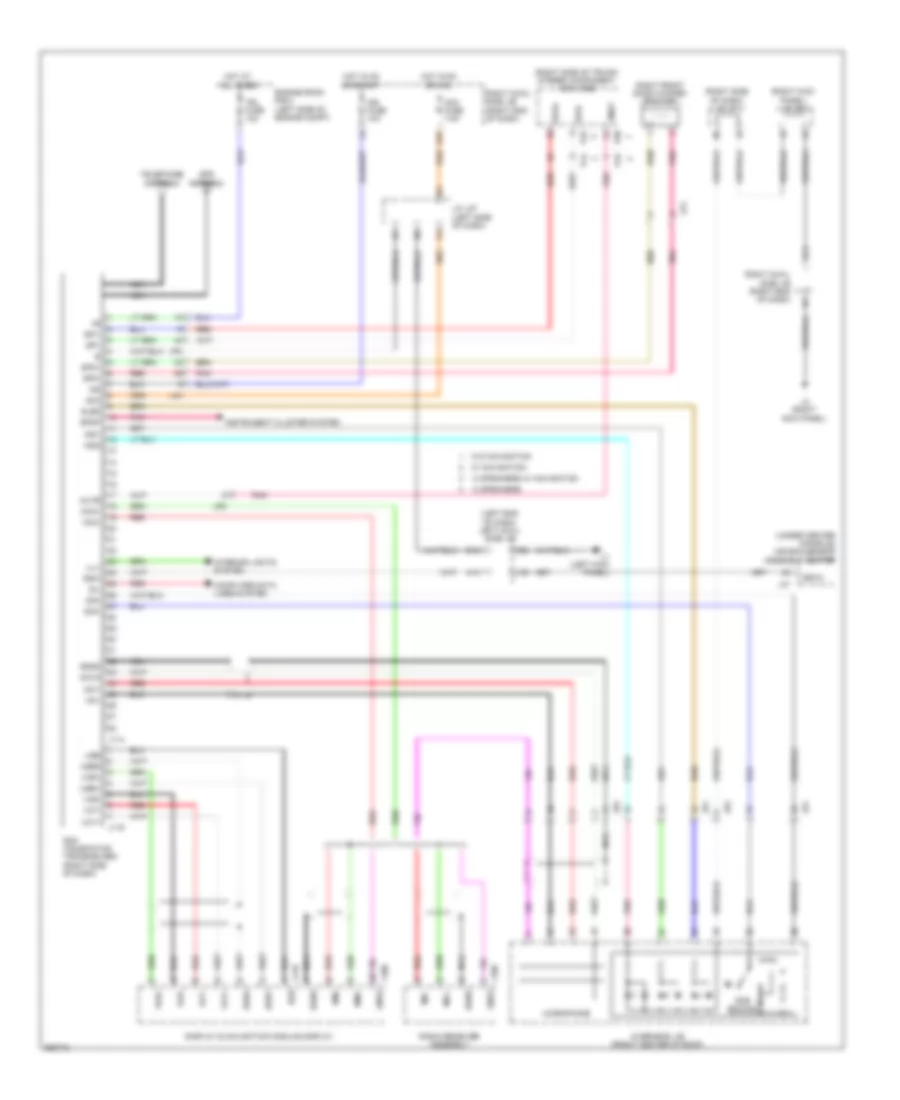 Telematics Wiring Diagram for Lexus IS 350 2012