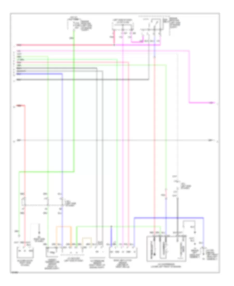 Automatic A C Wiring Diagram 2 of 3 for Lexus ES 350 2008