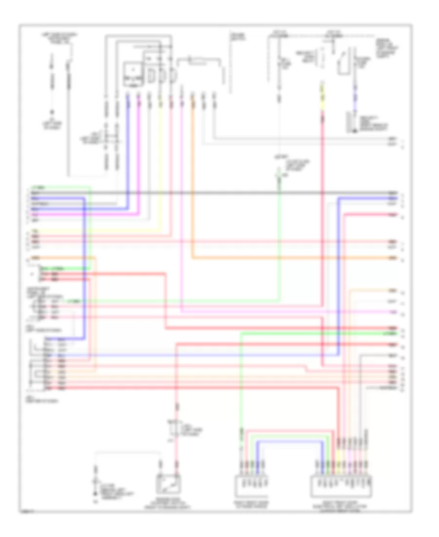 Forced Entry Wiring Diagram 3 of 5 for Lexus ES 350 2008