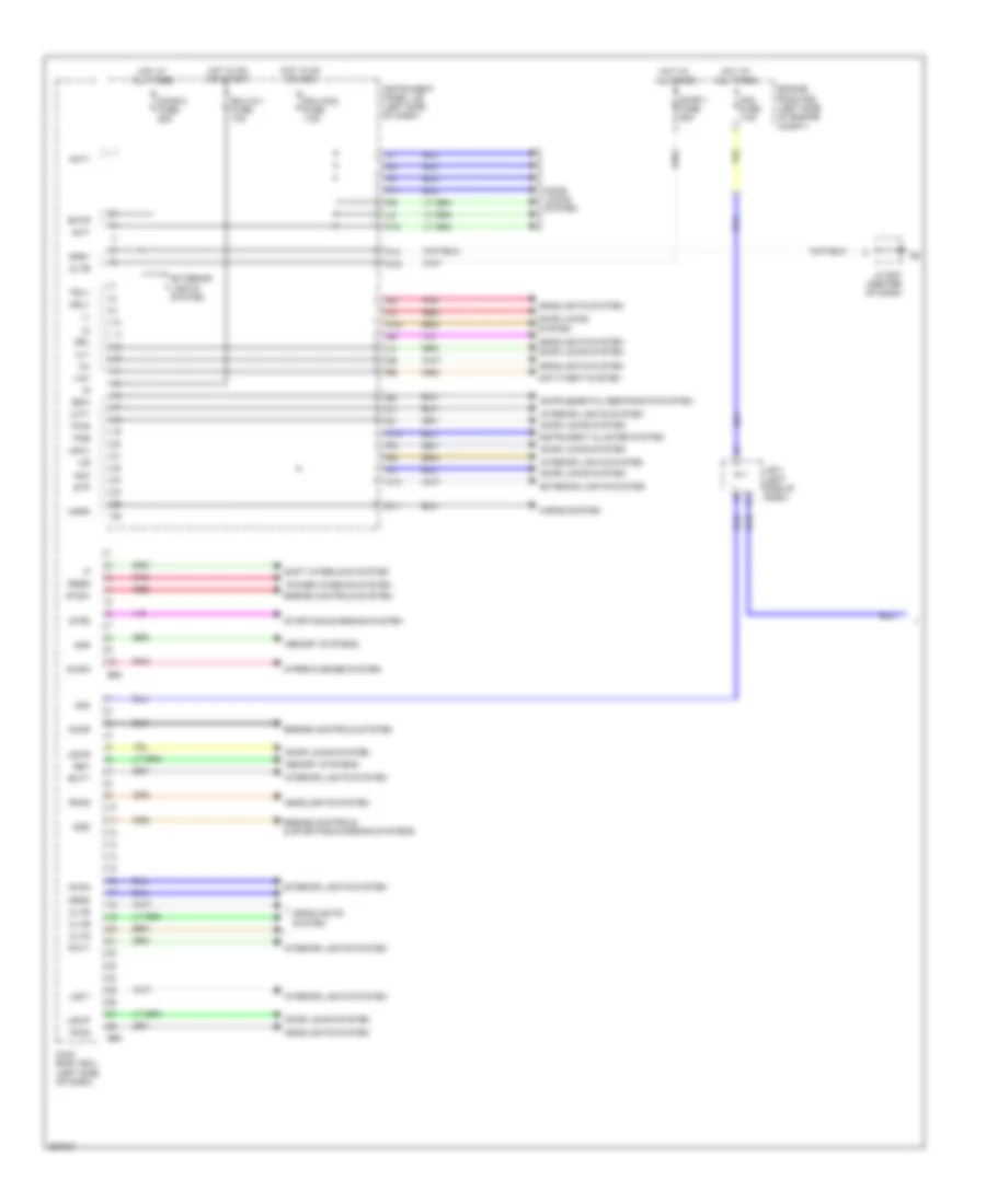 Body Control Modules Wiring Diagram 1 of 2 for Lexus ES 350 2008