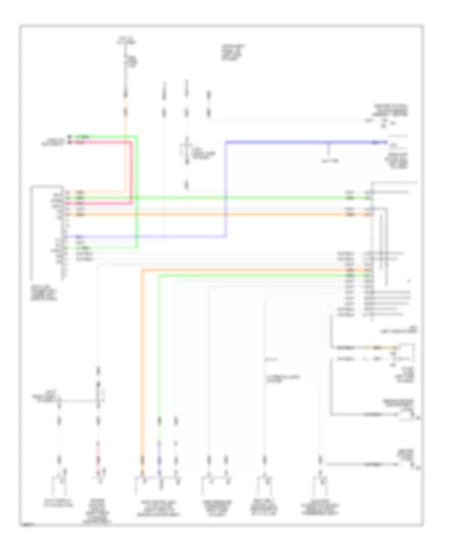 Data Link Connector Wiring Diagram for Lexus ES 350 2008