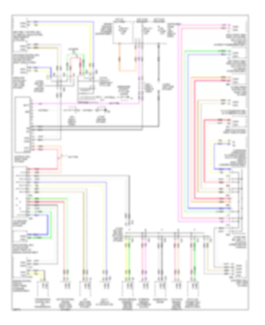 High Low Bus Wiring Diagram for Lexus ES 350 2008