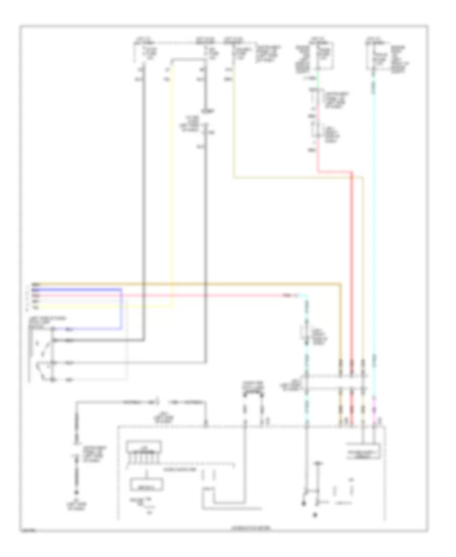 Cruise Control Wiring Diagram without Dynamic Radar Controls 2 of 2 for Lexus ES 350 2008