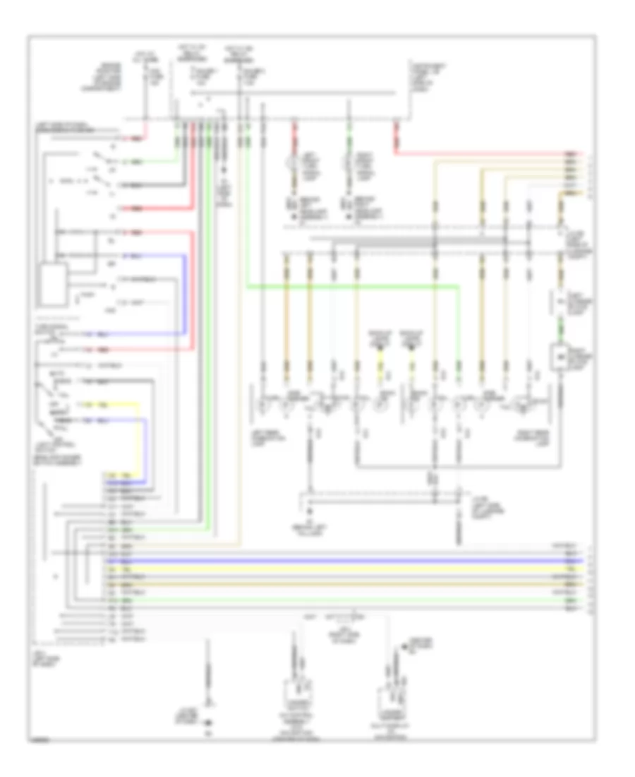 Exterior Lamps Wiring Diagram 1 of 2 for Lexus ES 350 2008