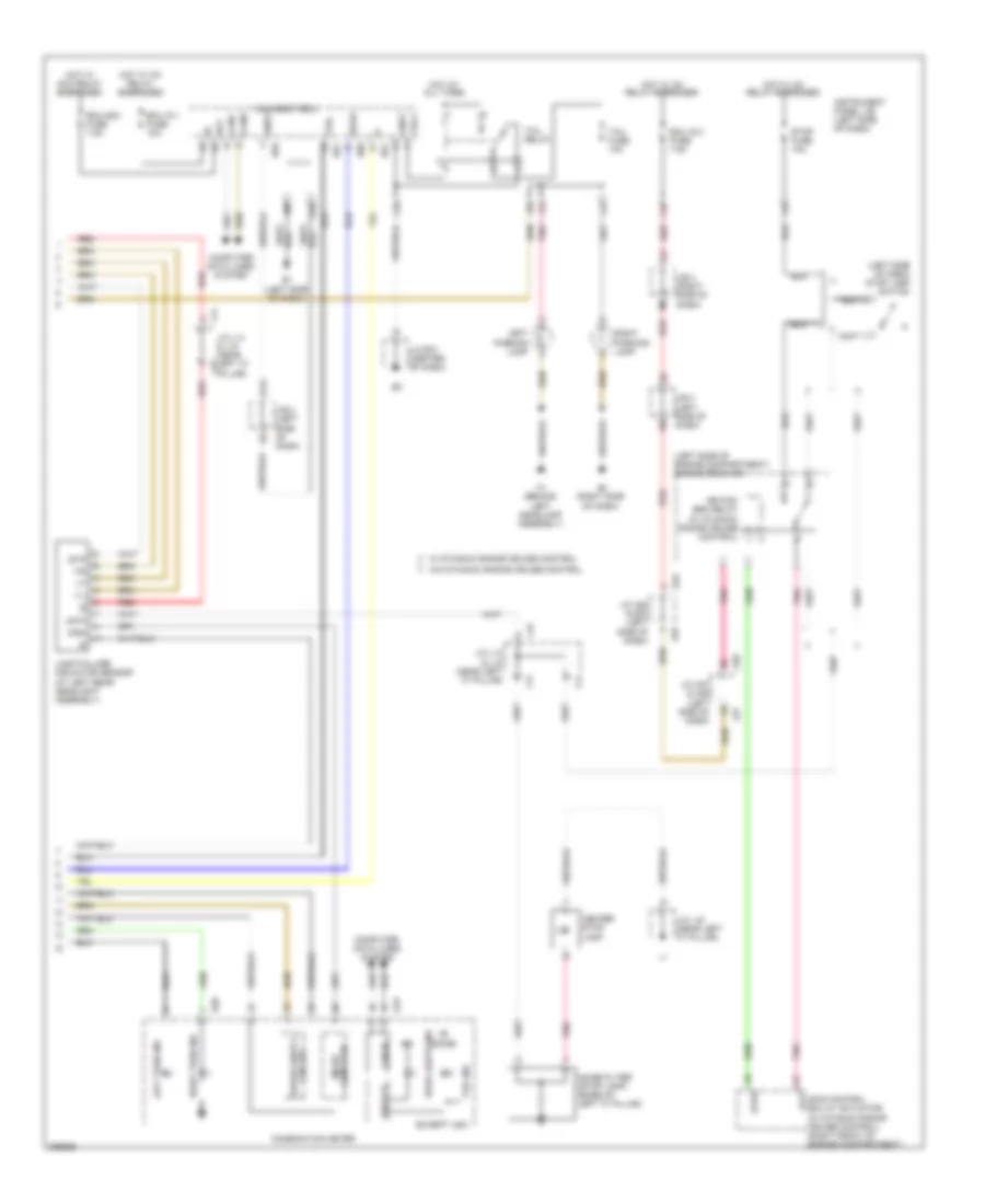 Exterior Lamps Wiring Diagram 2 of 2 for Lexus ES 350 2008