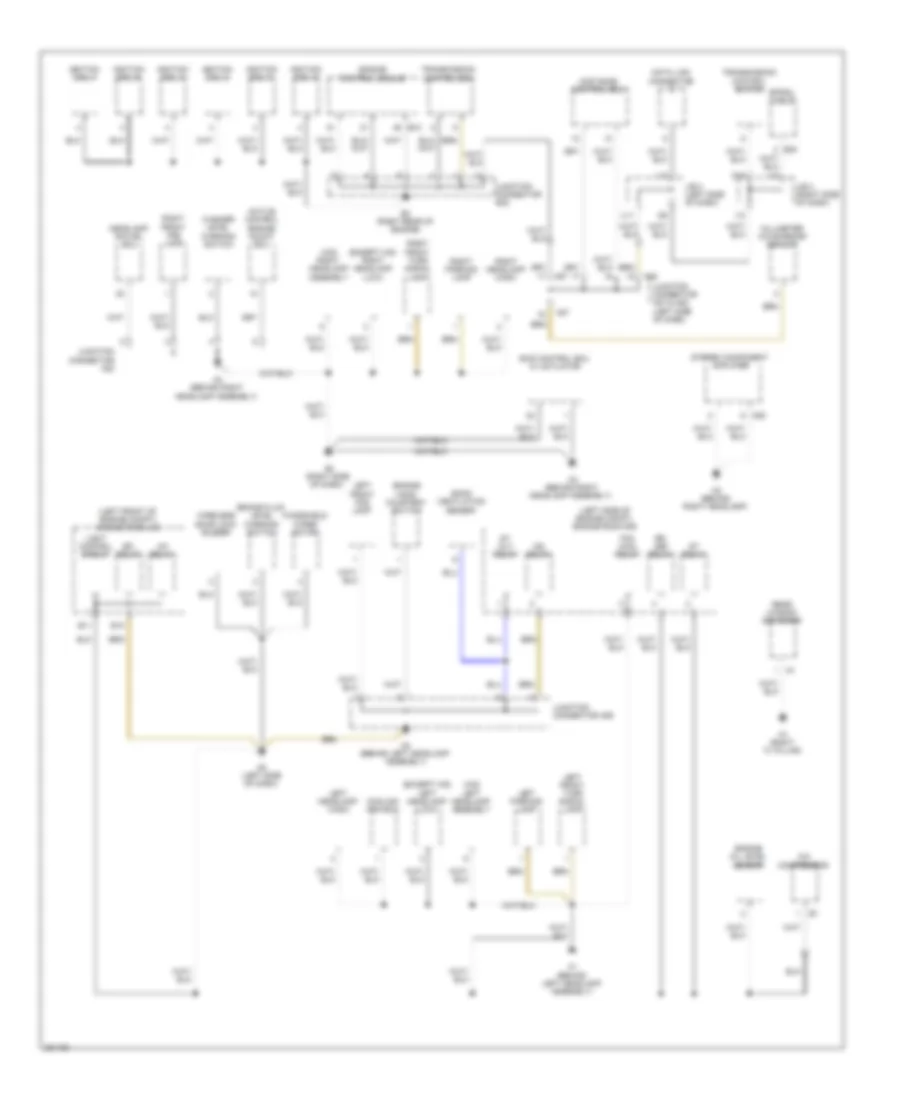 Ground Distribution Wiring Diagram 1 of 3 for Lexus ES 350 2008