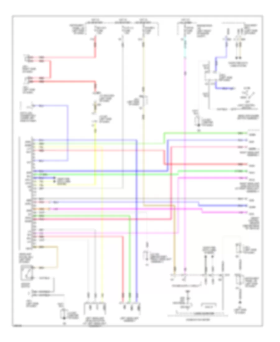 Adaptive Front Lighting Wiring Diagram for Lexus ES 350 2008